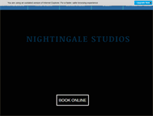 Tablet Screenshot of nightingalestudios.com